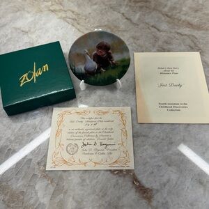 Donald Zolan “Just Ducky”' Mini Collector Plate #161A